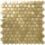 Radiant yellow tile hexagons for glamorous shower walls and retail displays