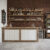 Textured wood tile backsplash in a rustic commercial bar setting