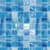 Shimmering blue glass mosaic tiles for luxury swimming pool walls