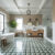 Tesselate waterjet marble tile in a luxury spa-style master bathroom