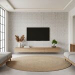 Hexagon wall tile in white with a matte finish, textured surface, and subtle geometric pattern.