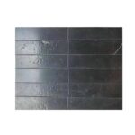 Dark gray slate tile with a natural, slightly rough texture and subtle color variations.