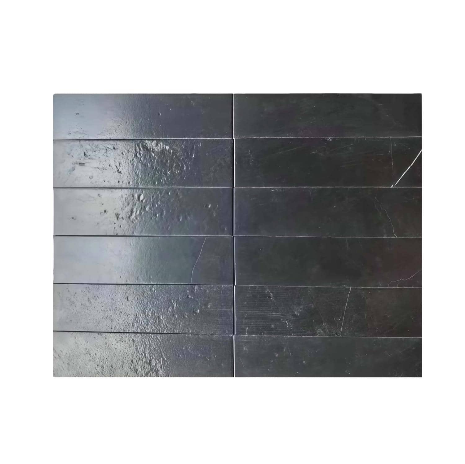 Dark gray slate tile with a natural, slightly rough texture and subtle color variations.