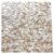 Beautiful oyster shell tile with iridescent pearl finish for elegant interior decor.