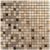 Brushed Bronze Metal Mosaic Peel and Stick Wall Tiles