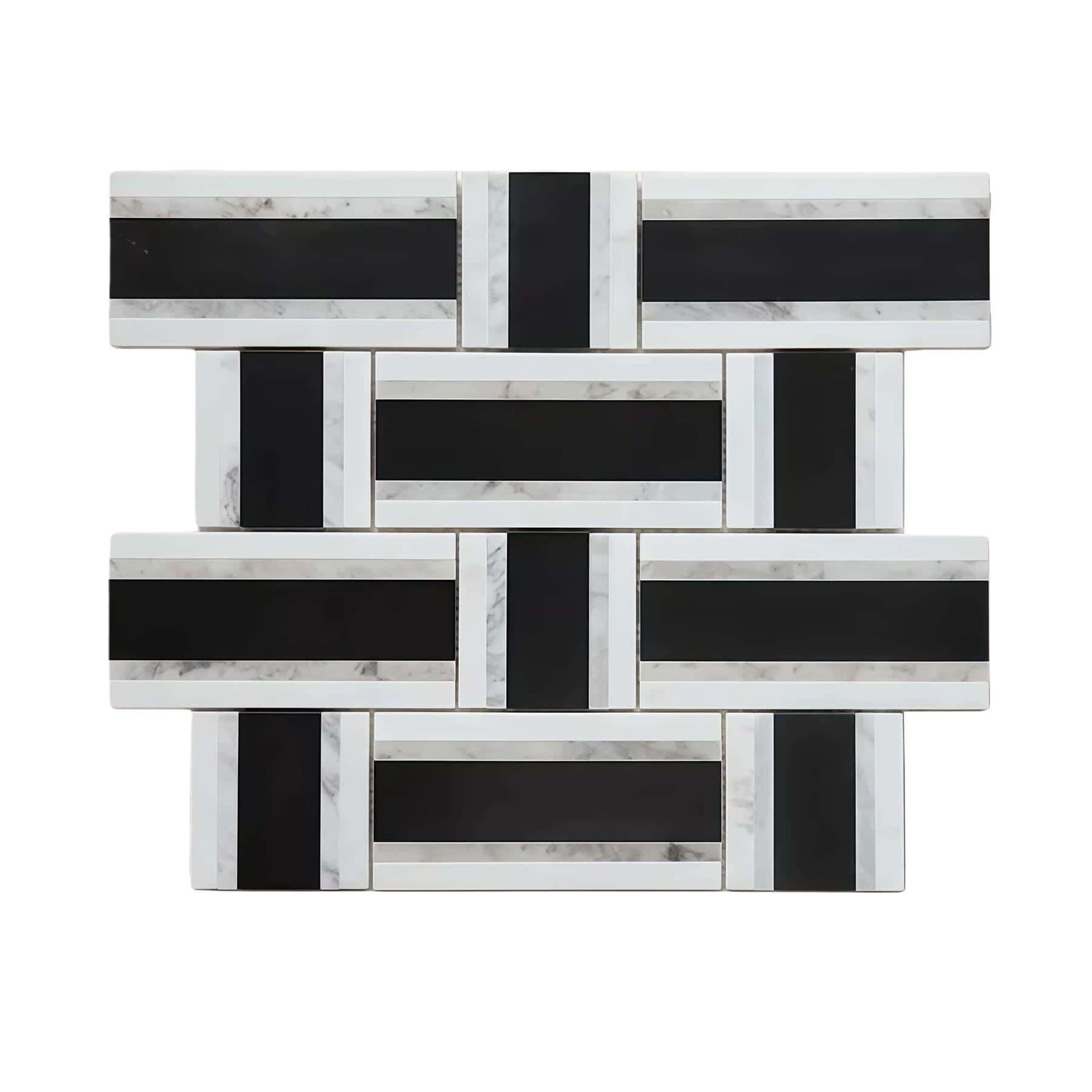 Describe tile color, texture, and.