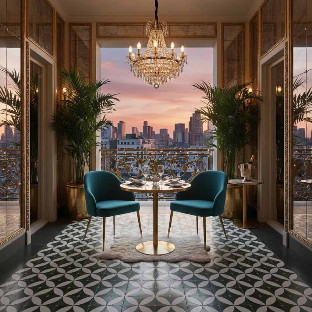 Elegant black and white geometric patterned marble tile, perfect for sophisticated interiors and stylish flooring.