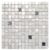 Nacre White Mother of Pearl Mosaic Tile with Gray Accents