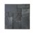 Dark gray slate tile with a textured surface and natural finish, arranged in a square pattern.