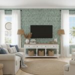 Describe tile color, texture, and.
