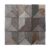 Gray and beige stone tiles with textured surface and geometric pattern.