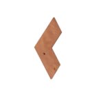 Terracotta-colored brick tile with a rustic, matte finish and natural texture, ideal for warm, earthy home decor and accent w.