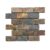 Dark gray and brown textured stone tiles with rough surface finish.