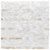 Close-up of mother of pearl shell tile with iridescent, shimmering seashell pattern for luxurious home decor.