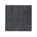 Dark gray concrete tile with a rough, textured surface and small white speckles.