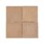 Beige clay tile with smooth matte finish, perfect for rustic or modern home decor.