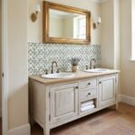 Describe tile color, texture, and.