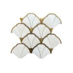 Describe tile color, texture, and.