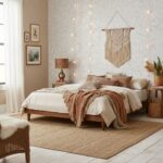 Describe tile color, texture, and.