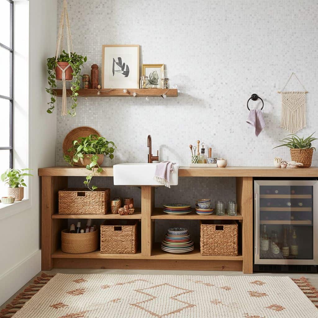 Bright white textured tile with subtle pattern, perfect for kitchen backsplash.