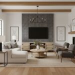 Gray brick wall tile with textured surface, modern and sleek design.