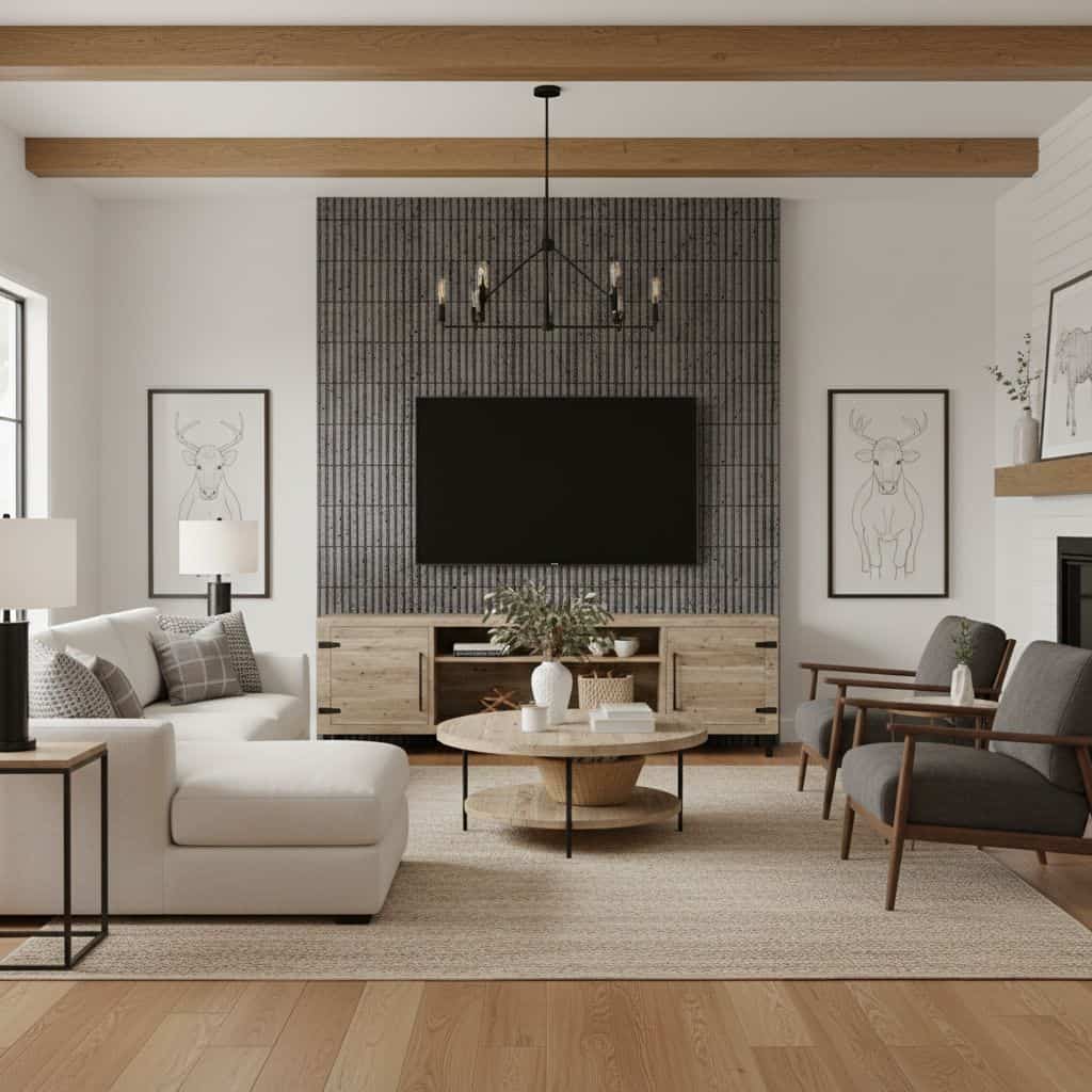 Gray brick wall tile with textured surface, modern and sleek design.