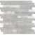 Gray peel and stick tile for walls and backsplashes.
