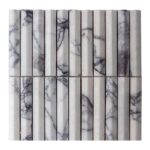 Gray marble tile with a polished finish and natural veining pattern.