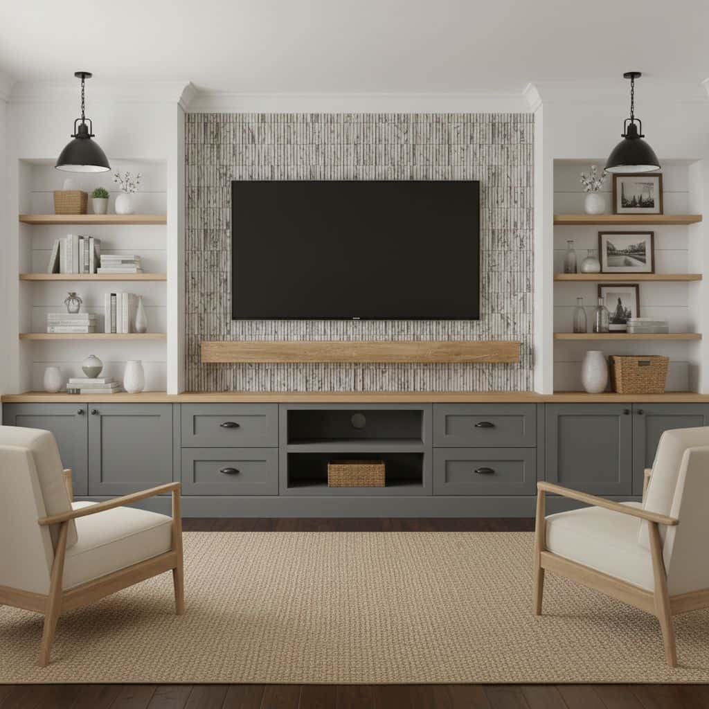 Modern gray stone textured wall tile with a sleek, minimalist look.