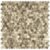 Hexagon peel and stick tile pattern in neutral beige and brown tones.