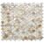 Beautiful mother of pearl shell tile with iridescent, natural seashells. Perfect for luxurious wall or backsplash accents.