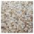 Up of a mosaic shell tile with iridescent pearl and seashell patterns.