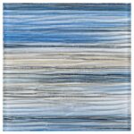 Blue glass tile mosaic for backsplash or pool decoration.