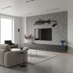 Describe tile color, texture, and.