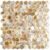 Mother of pearl shell tile with hexagonal shape and iridescent finish. Perfect for adding a luxurious, natural touch to walls.