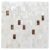 Mother of pearl shell tile with a mix of white and brown hues, perfect for luxurious wall and backsplash designs.