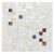 perlina white mother of pearl mosaic tile swatch 1