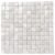Mother of pearl shell tile with iridescent, shimmering surface, perfect for elegant interior accents.