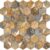 Hexagon peel and stick wall tile for backsplash.