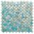 Beautiful seashell tile featuring iridescent mother of pearl finish, perfect for elegant wall or backsplash designs.
