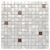 square white mother of pearl backsplash tile brown shell