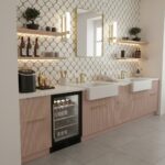 Describe tile color, texture, and.