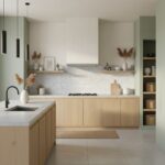Describe tile color, texture, and.