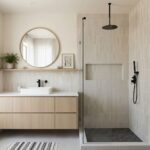 Describe tile color, texture, and.