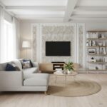 Describe tile color, texture, and.