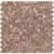 Hexagon tile with a matte finish in beige and light brown shades, featuring a smooth texture.