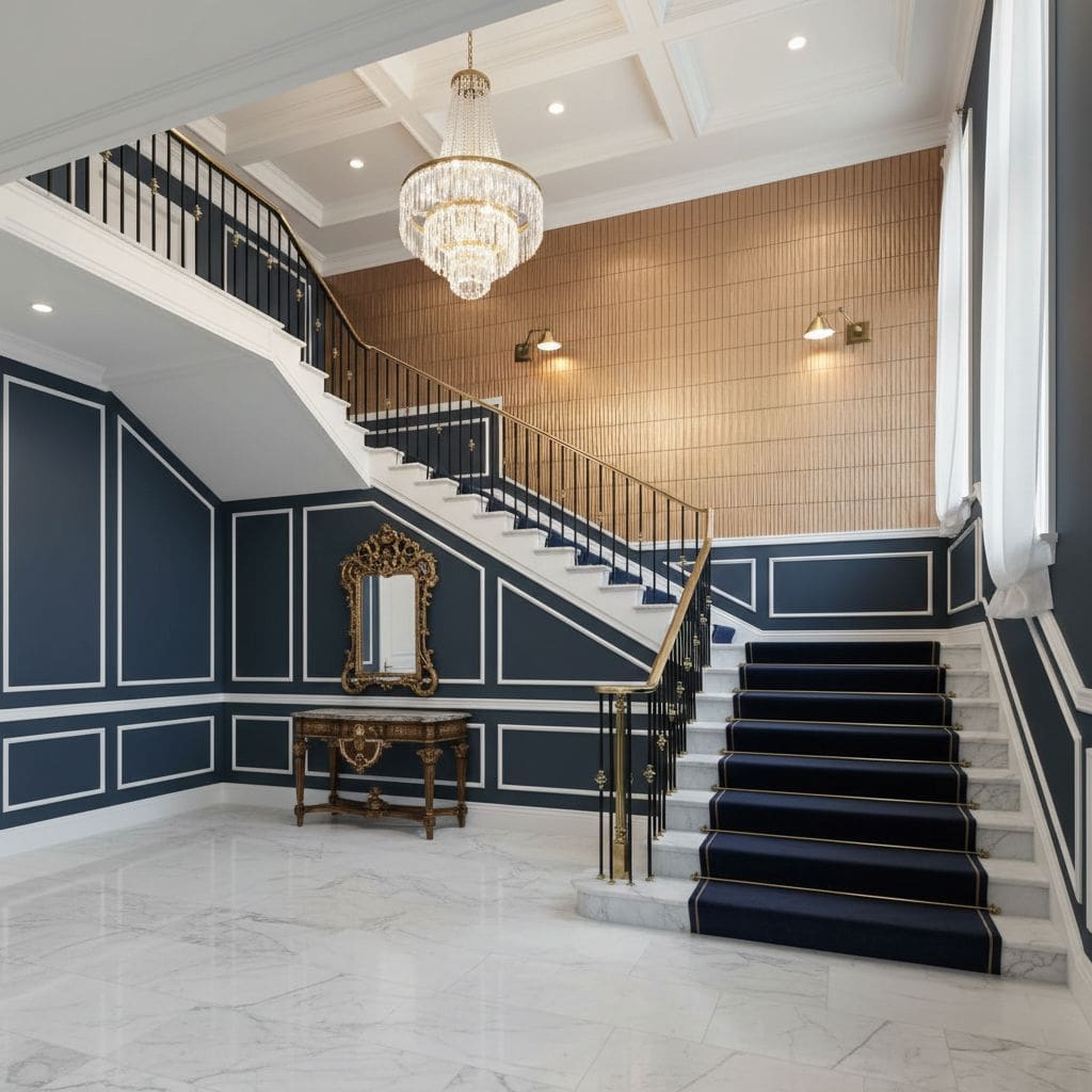 Describe tile color, texture, and.