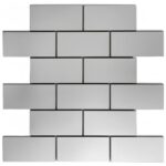 Describe tile color, texture, and.