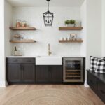 Describe tile color, texture, and.