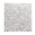 White marble tiles with a glossy finish and natural veining, arranged in a brick pattern for a sleek, elegant look.